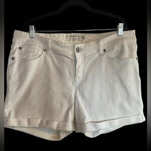 Torrid Women's White Jean Shorts